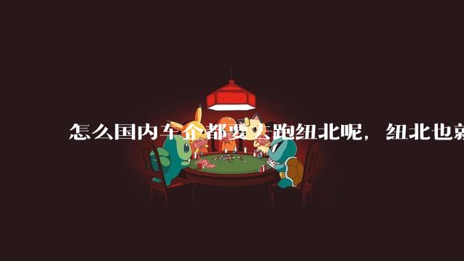 怎么国内车企都要去跑纽北呢，纽北也就是个普通赛道?